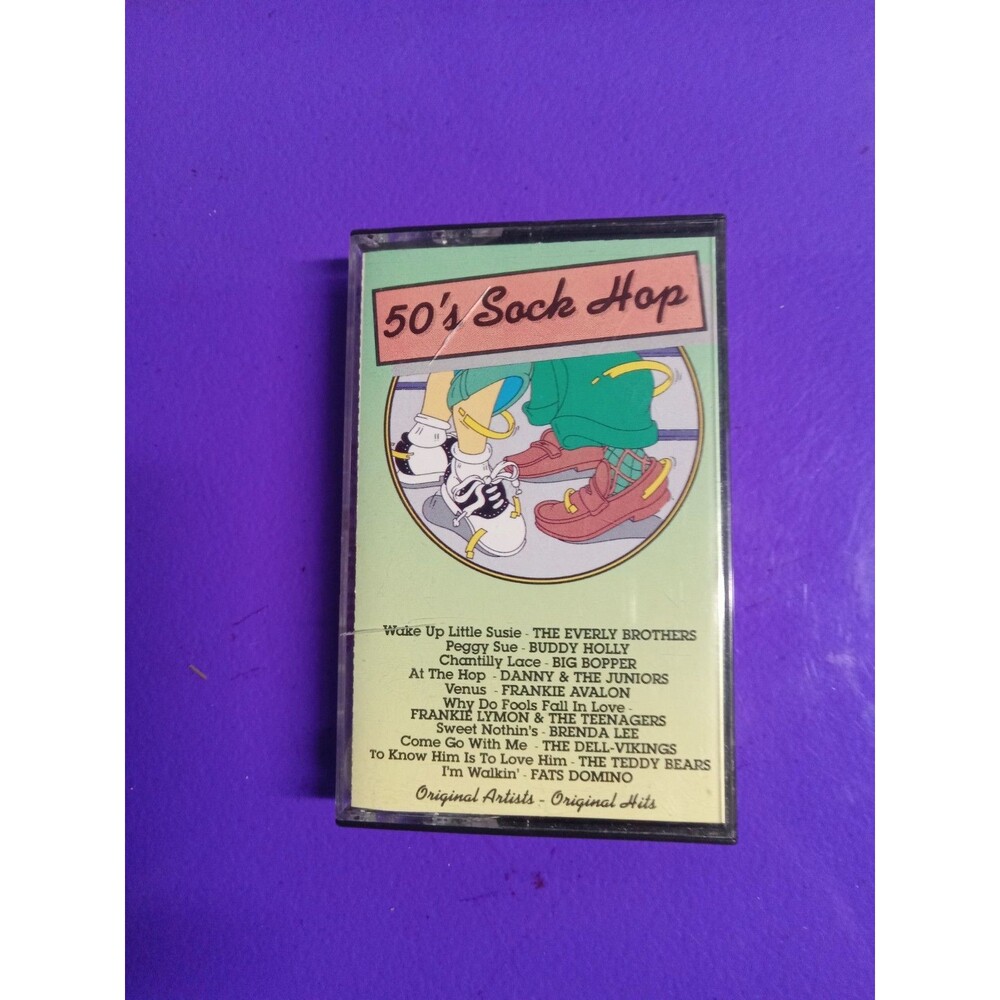 Fifties Sock Hop by Various Artists (Cassette, May-1991)